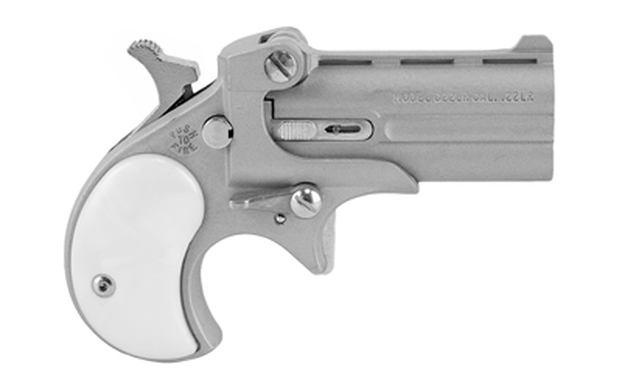Cobra Classic Derringer .22 LR, 2.4″ Barrel, Satin Finish, Pearl Grips, 2rd