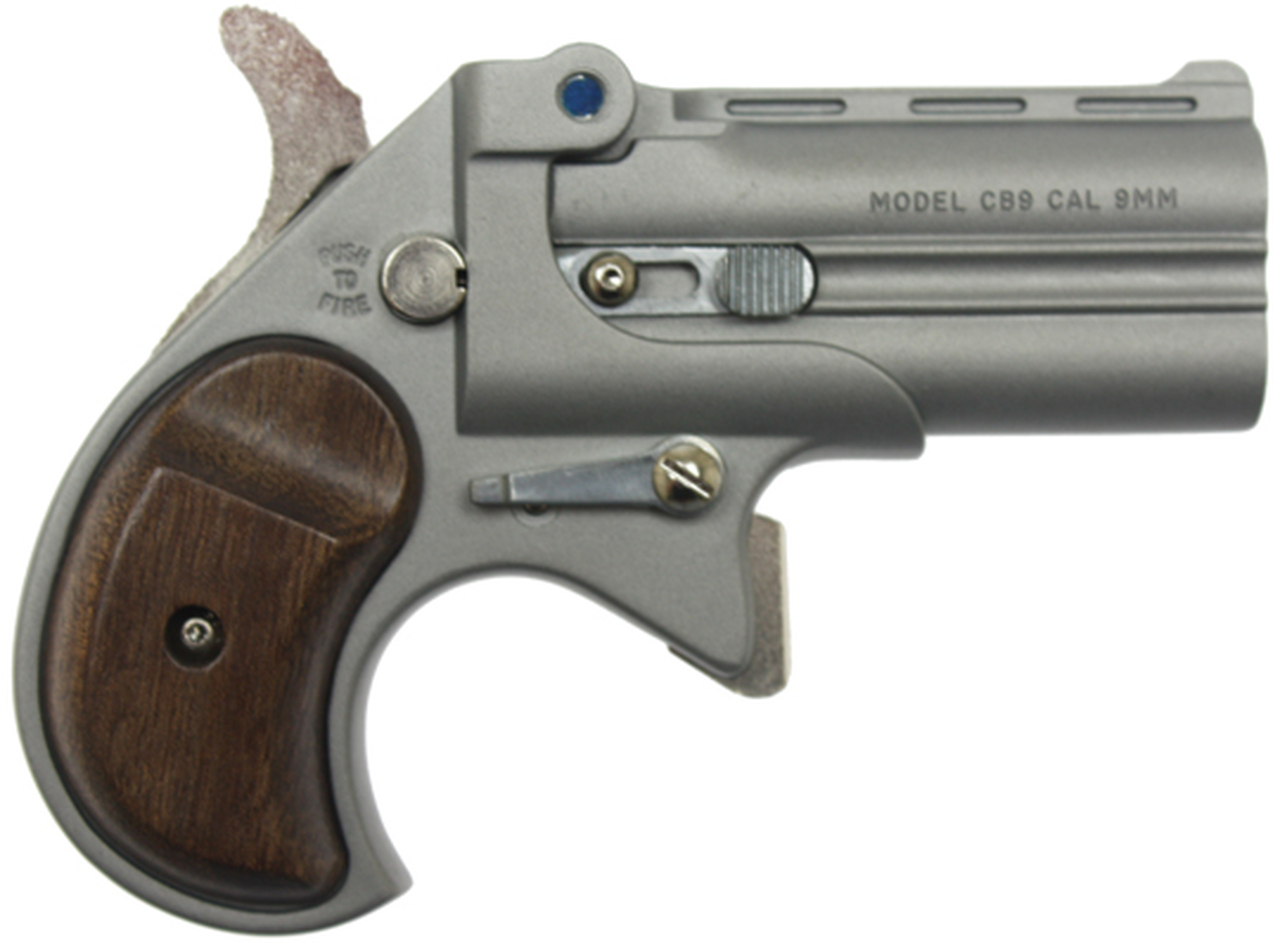 Cobra Derringer 9MM 2.75″ Barrel, Satin Finish, Rosewood Grips