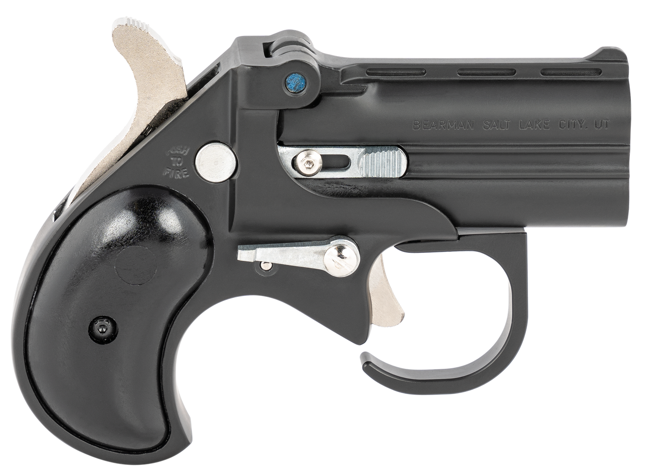 Cobra Pistols CB22, Big Bore Derringers, 22 WMR, 2.75″, Alloy, Black, Synthetic, 2Rd, with Guardian Package, Right Hand, 14oz, Fixed Sights