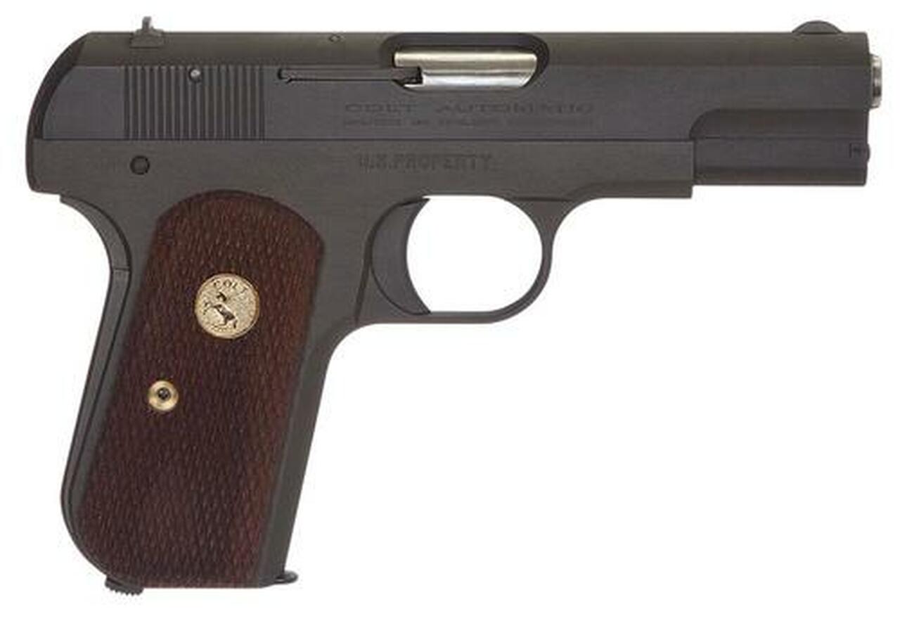 Colt 1903P Hammerless, .32 ACP, 3.75″, 8rd, Walnut Grip, Gray Parkerized