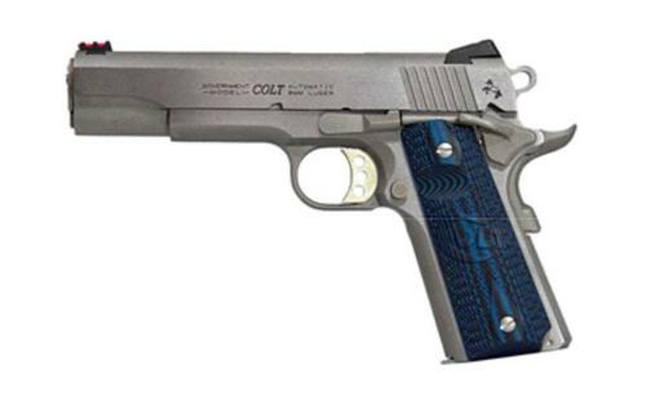 Colt 1911 Competition 70 Series, 9mm, 5″ Barrel, 9rd Mag, Blue G10 Grips, SS