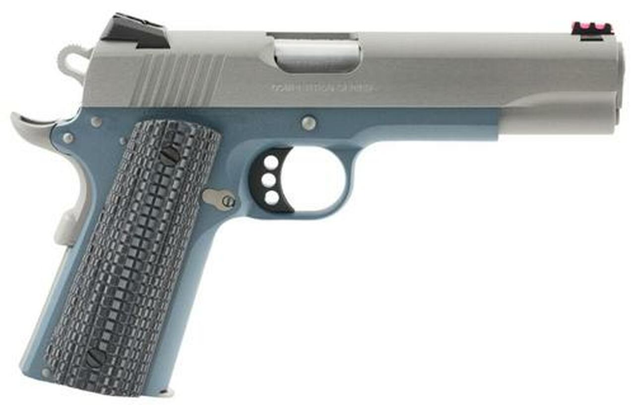 Colt 1911 Competition 70 Series 9mm 5″ Barrel Blue G10, Logo Grip 9rd Mag