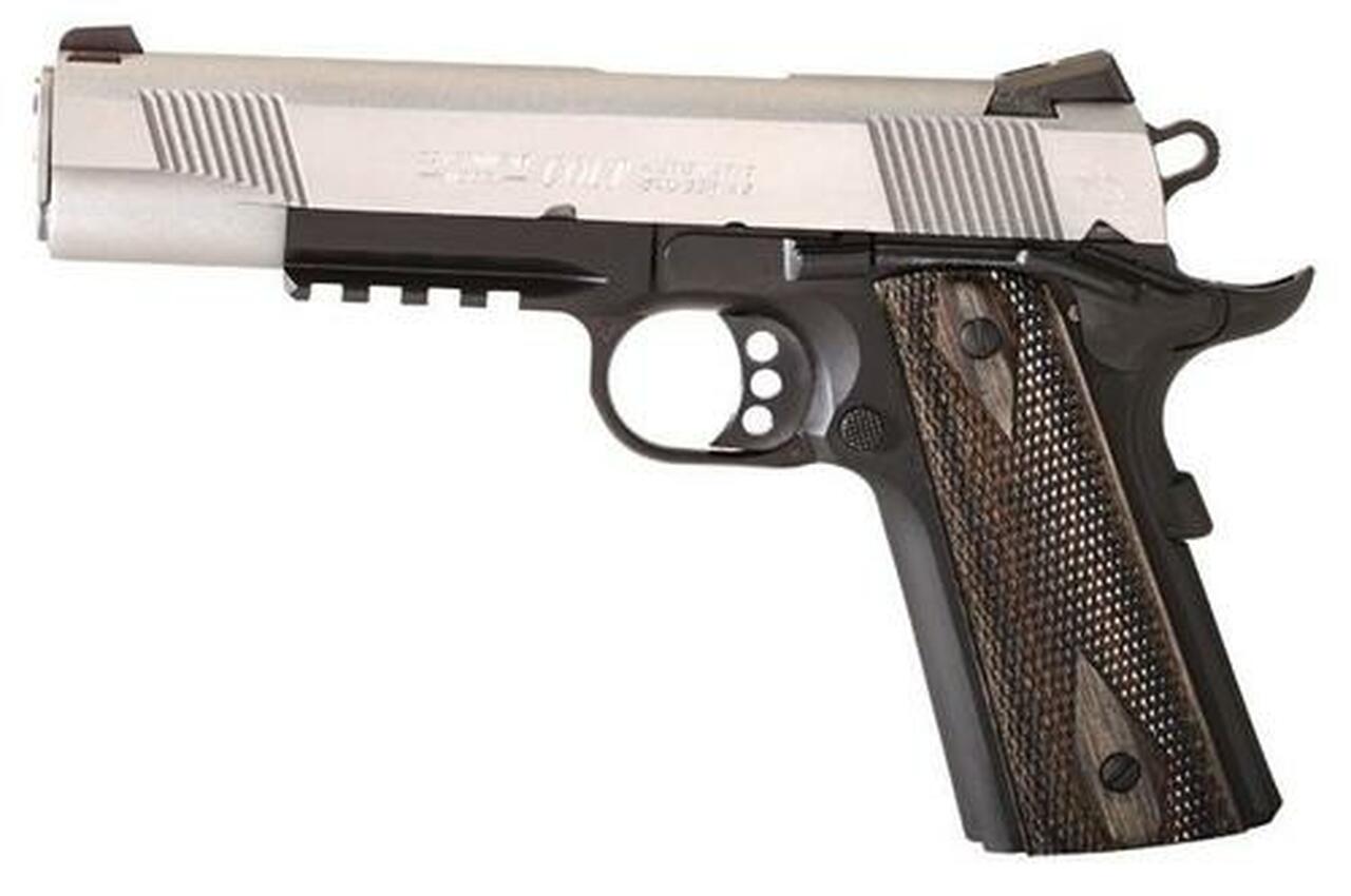 Colt 1911 ‘Rail Gun’, 45 ACP, Two Tone, Full Size