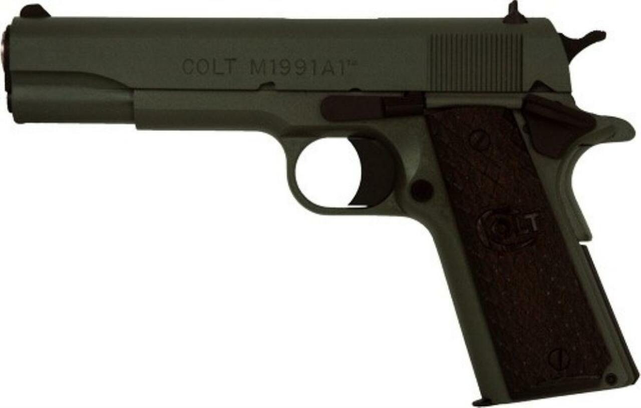 Colt 1991 Custom Govt 45 ACP 5″ Barrrel Foliage Green Cerakote