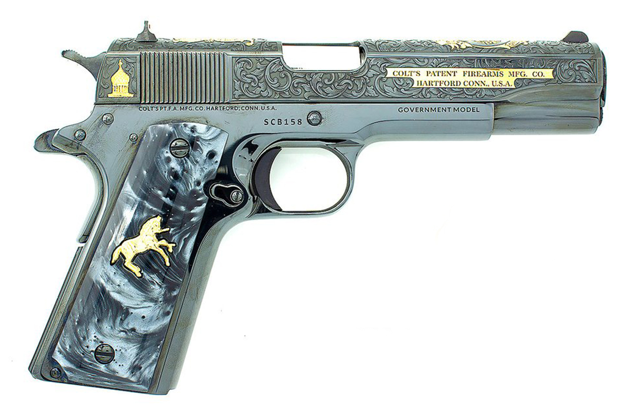 Colt 1991 Government .45 ACP, 5″ Barrel, Sam Colt Limited Edition, 7rd