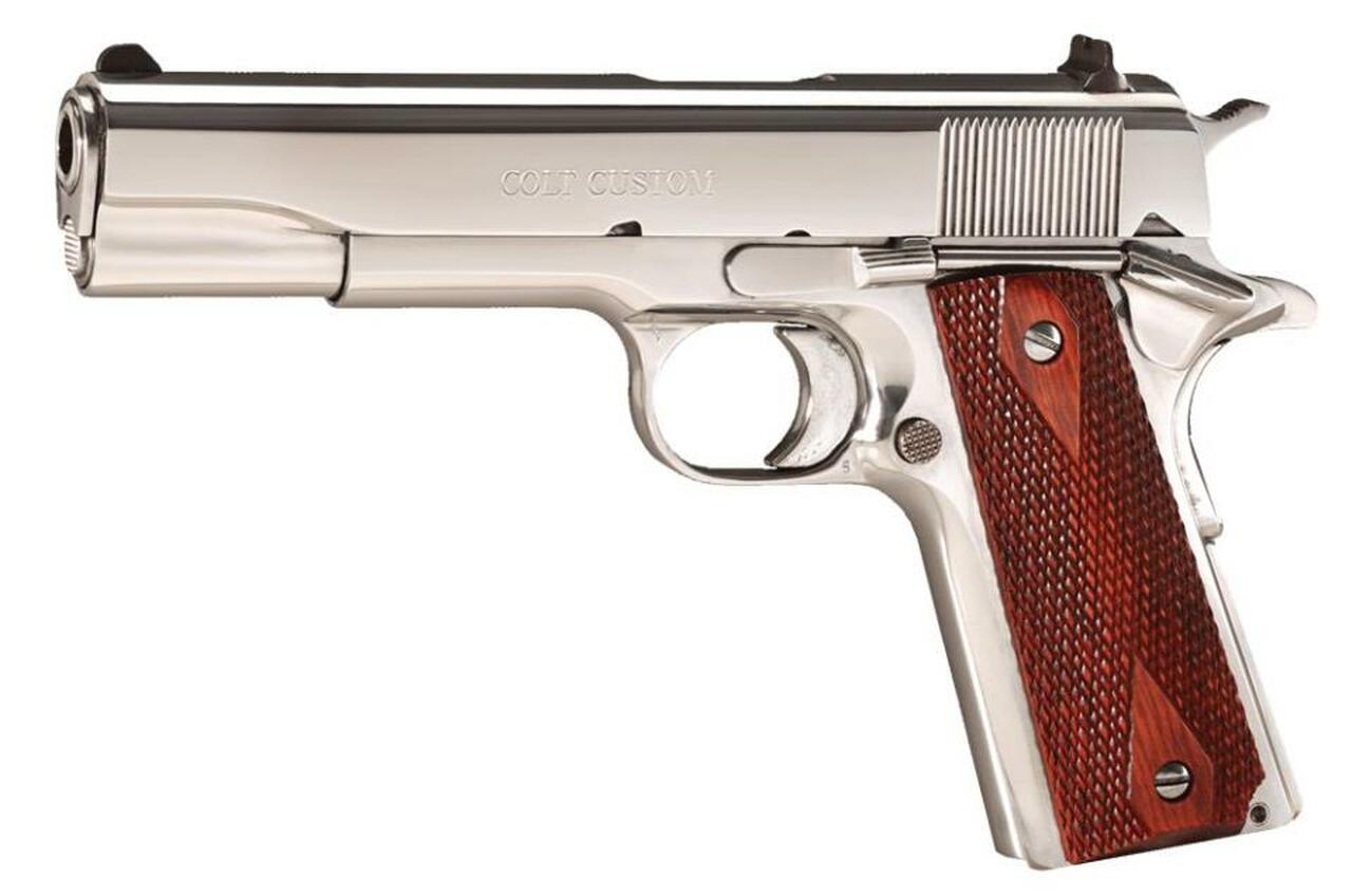 Colt 1991 Govt 1911 38 Super 5″ Barrel Rosewood Grip 9rd Mag