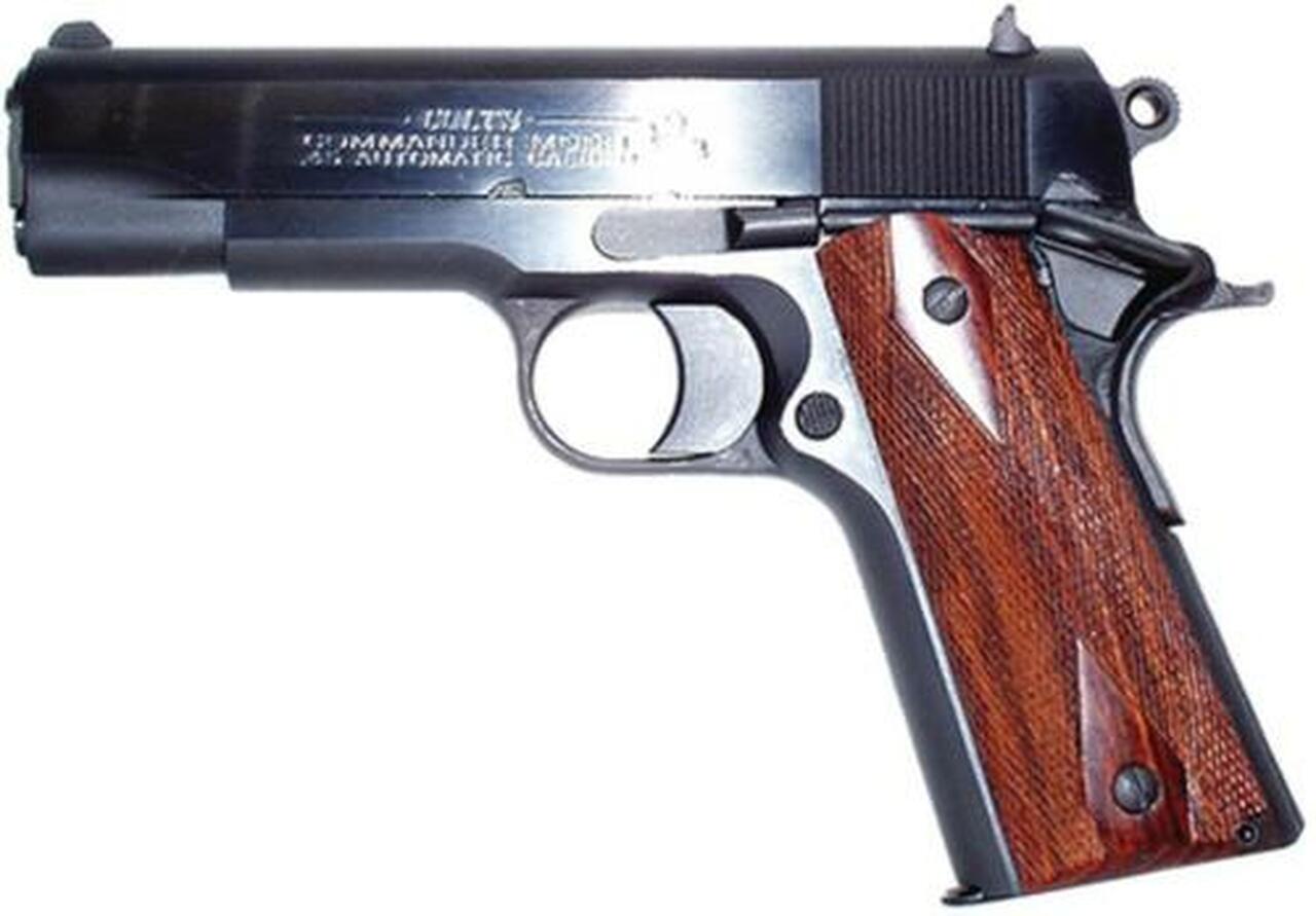 Colt 1991 Series Commander 45 ACP 4.25″ Barrel, Rosewood Grip Blued, 7rd