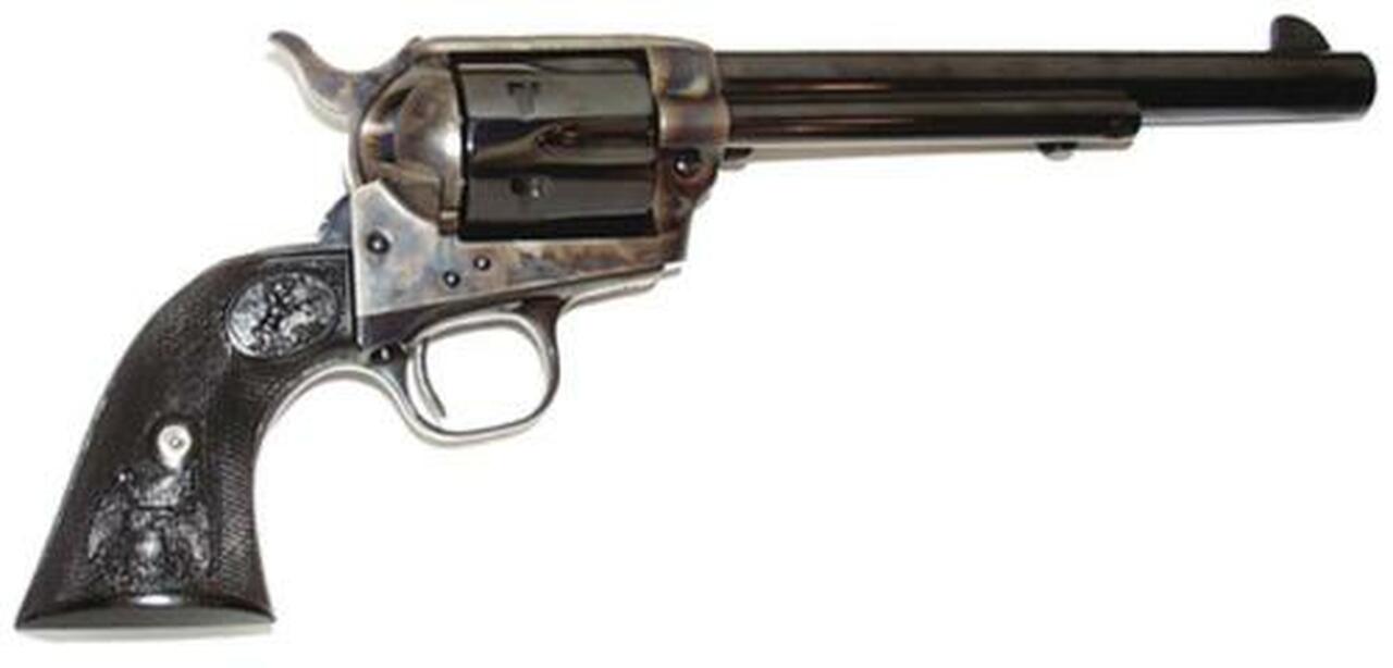 Colt 45LC 4.75″ CCH Black Grips, Black Powder Frame