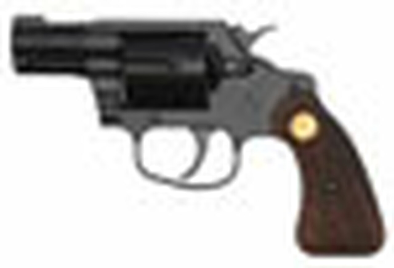 Colt Cobra Special Revolver, 38 Special, 2″ Barrel, Steel Frame, Black PVD Finish, 6Rd, Brass Bead Front Sight, Retro Wood Grips