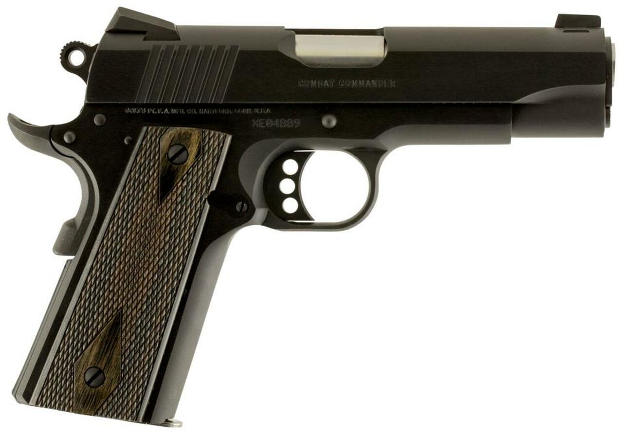 Colt Combat Commander 9mm, 4.25″ Barrel, Blue Finish, G10 Black Cherry Grip, 9rd
