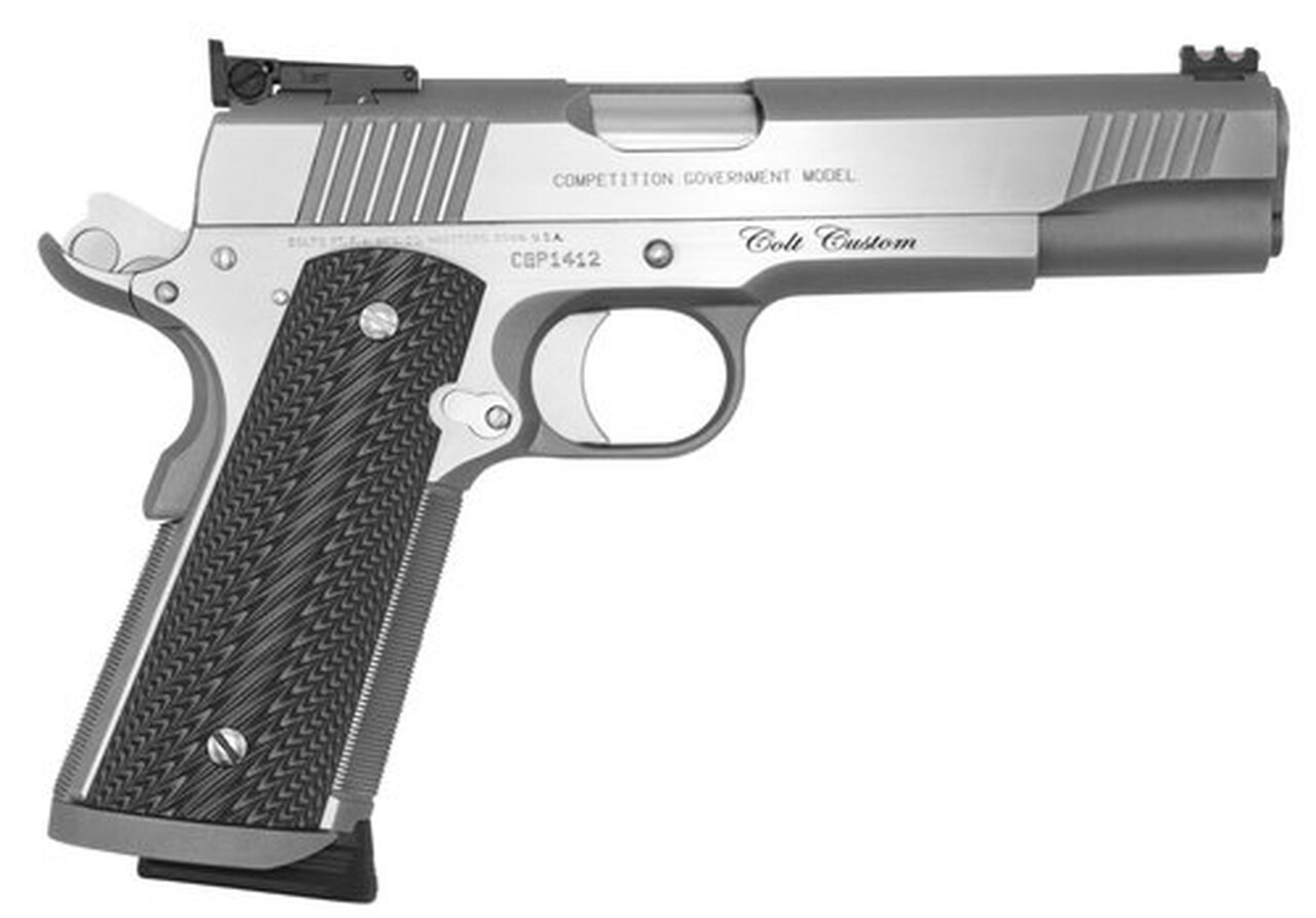 Colt Custom Competition Series 70 45 ACP, 5″ Barrel, Red Fiber Optic Front Sight, Bomar Rear Sight, 8rd Mag