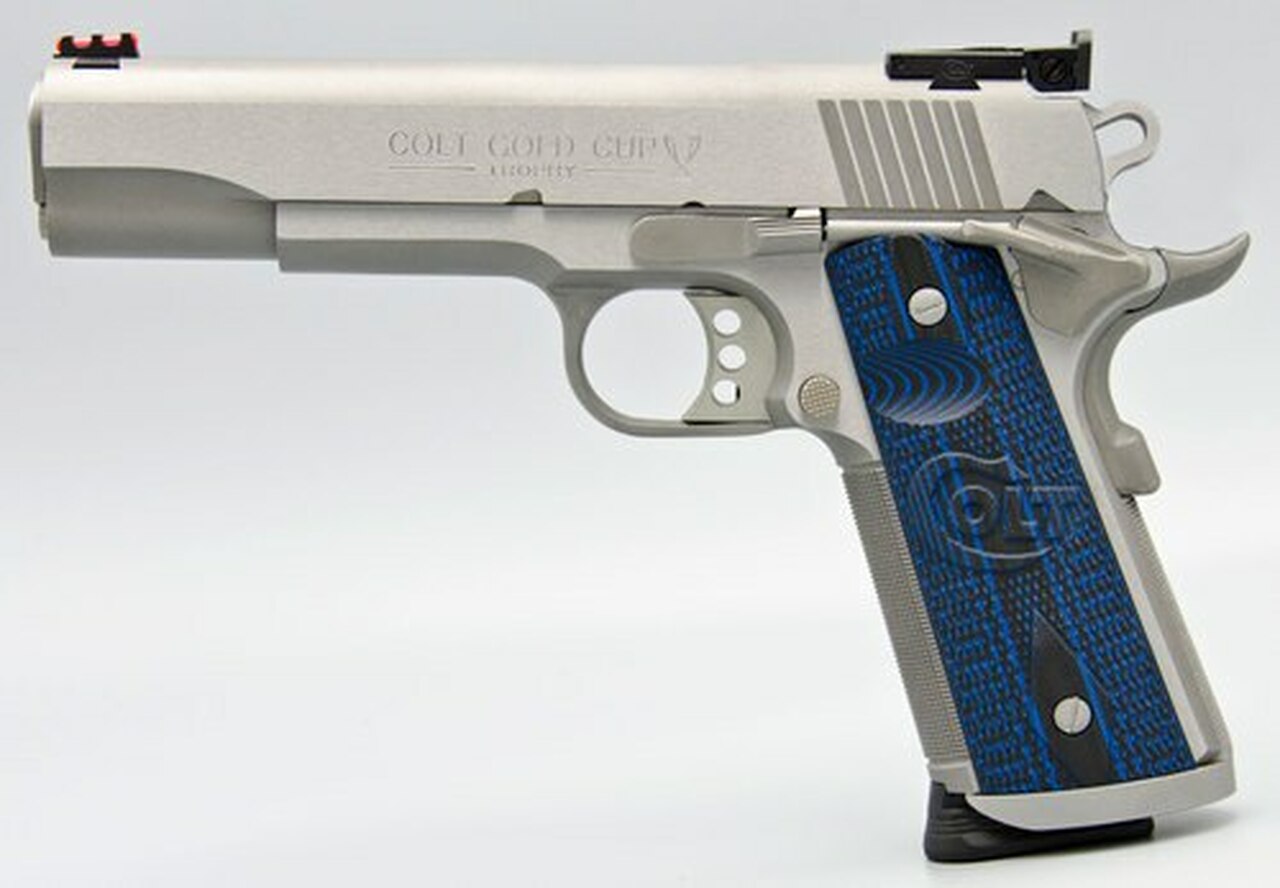Colt Gold Cup Trophy 38 Super, 5″ Barrel, Stainless Steel, 9rd