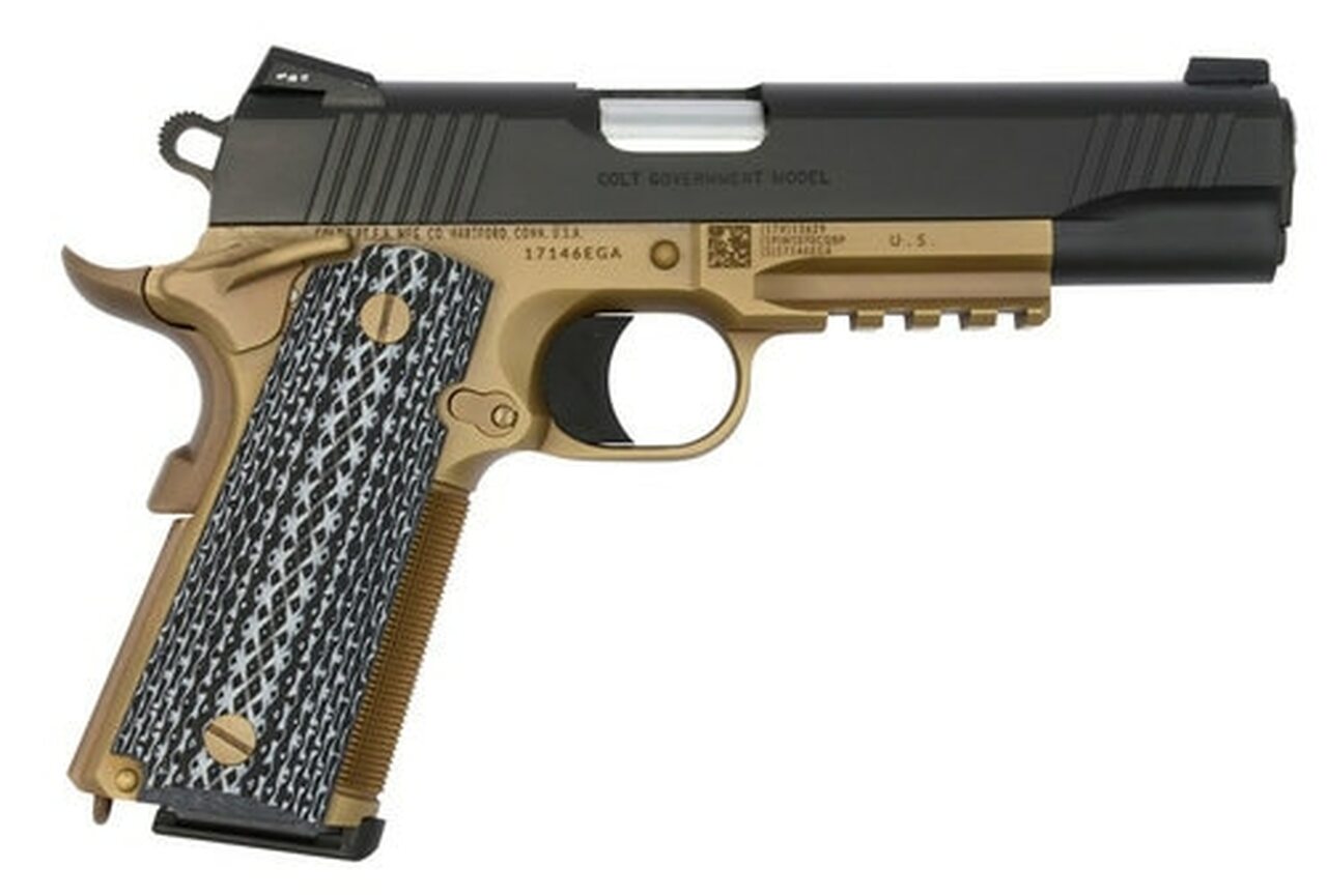 Colt Gov Custom 45 ACP, 5″, Two Tone