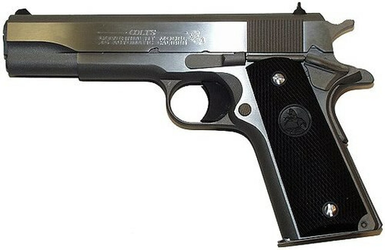 Colt Government .38 Super, 9+1, 5″, Stainless Steel