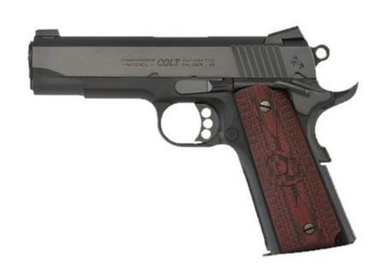 Colt LW Commander .45 ACP, 4.25″ Barrel, Novak Sights, G10 Grips, Blued, 8rd