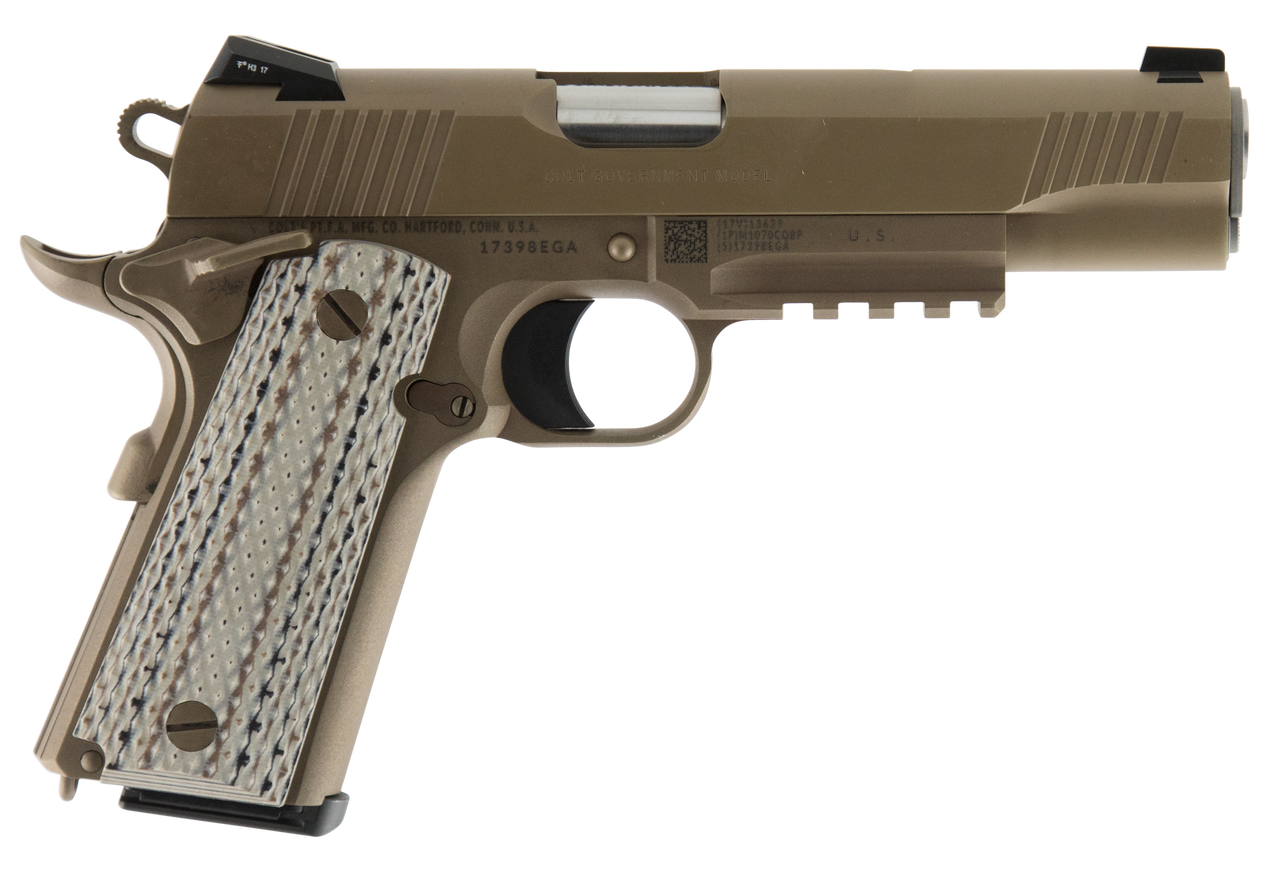 Colt Marine M45-A1 SA 45 ACP 5″ Barrel Novak Cerakote 7 rd Mag