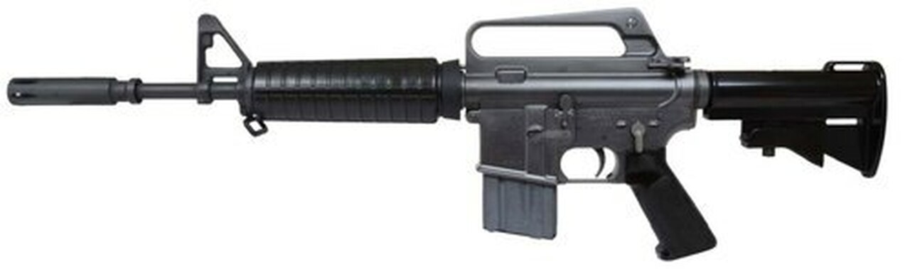 Colt Retro Reissue XM177E2 5.56mm, 16″ Barel, Black Hardcoat Anodized Metal, 20rd