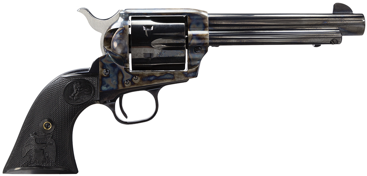 Colt SAA Single Action Army 45LC 4.75″ Barrel CC/Blue 6rd Double Eagle Comp Grip