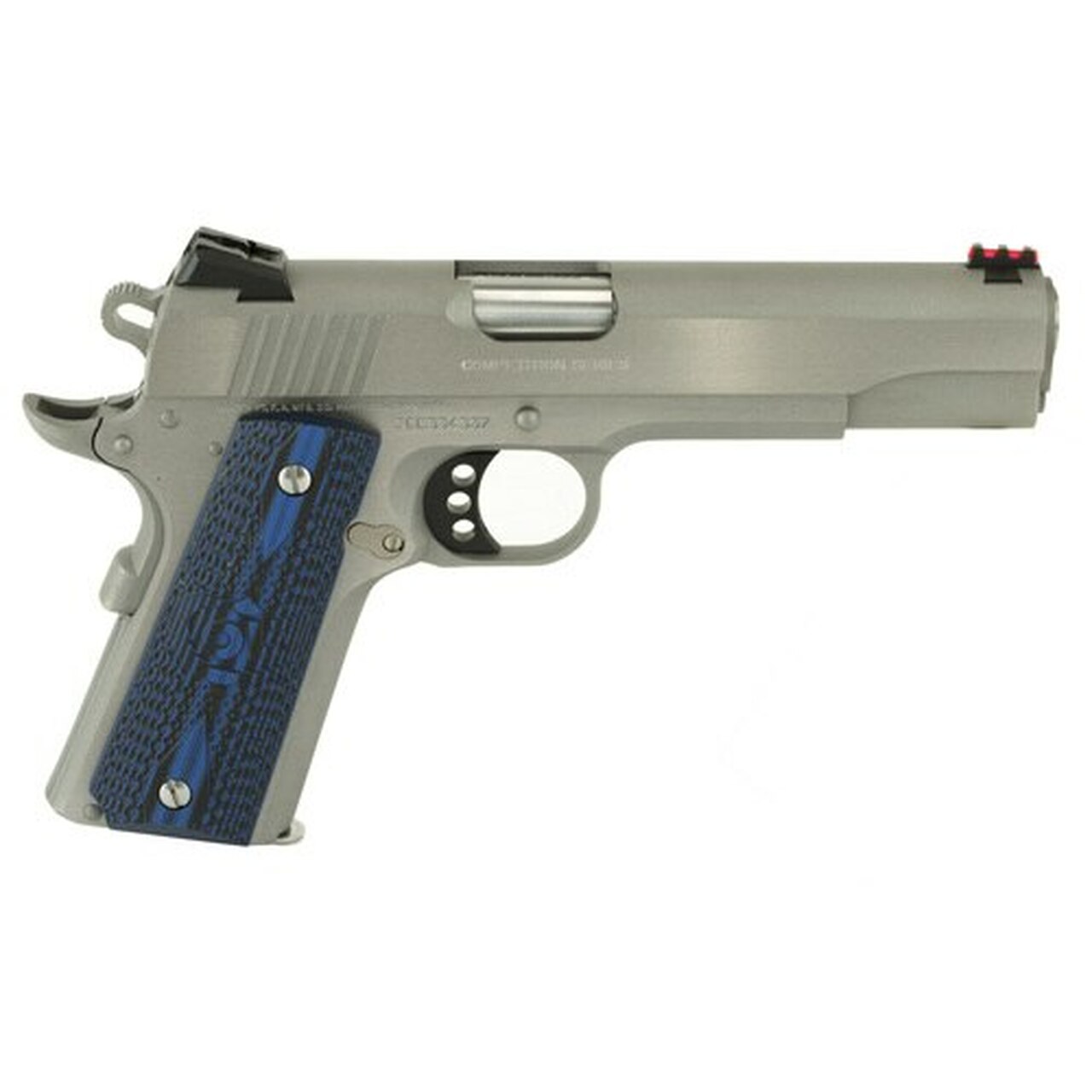 Colt Series 70 Competition SS 45 ACP, 5″ Match Barrel, Novak Sights, G-10 Blue Grips, 8rd Mag