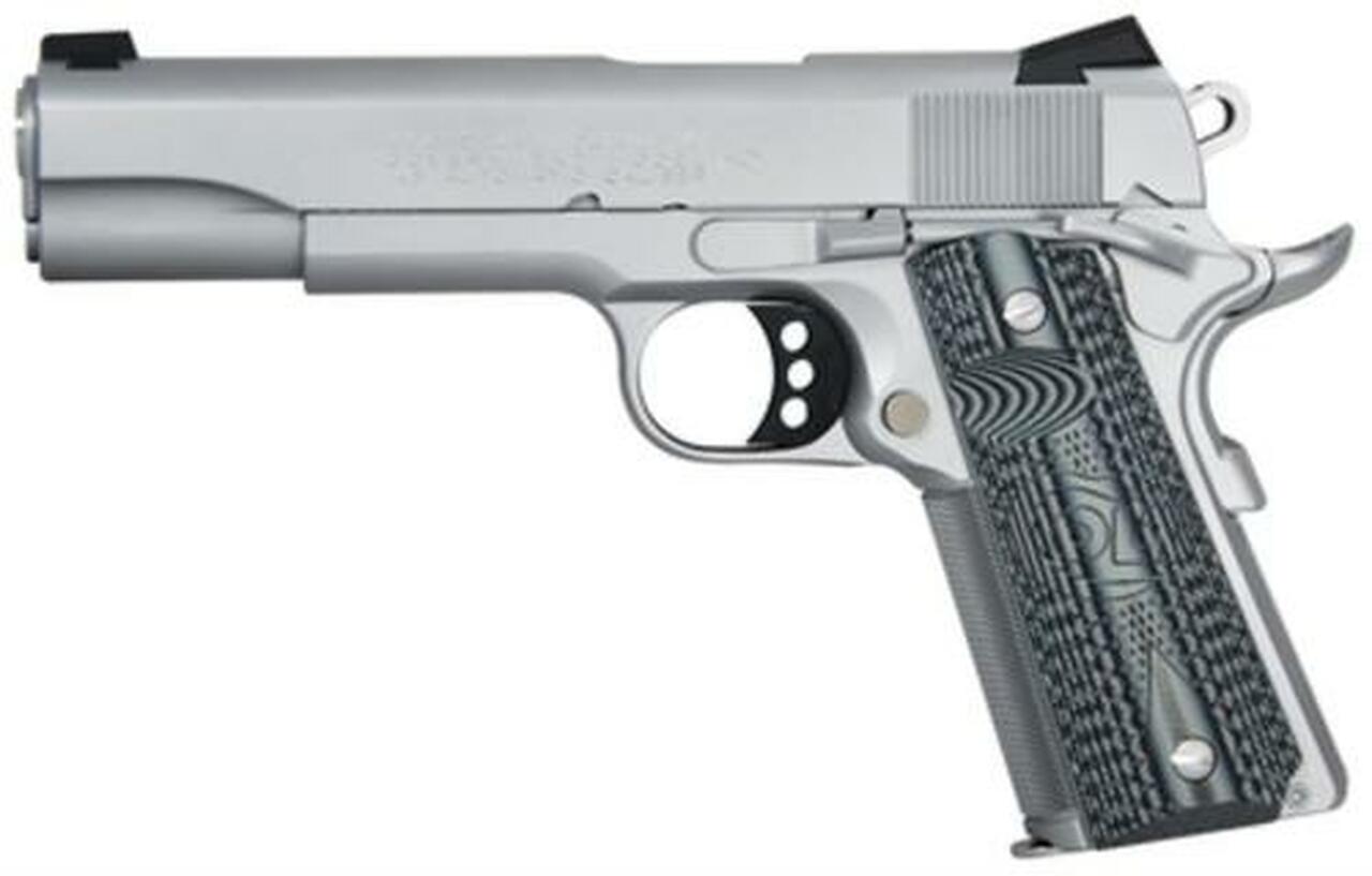Colt Series 70 Government 45 ACP 5″ National Match Barrel SS Night Sights 7rd