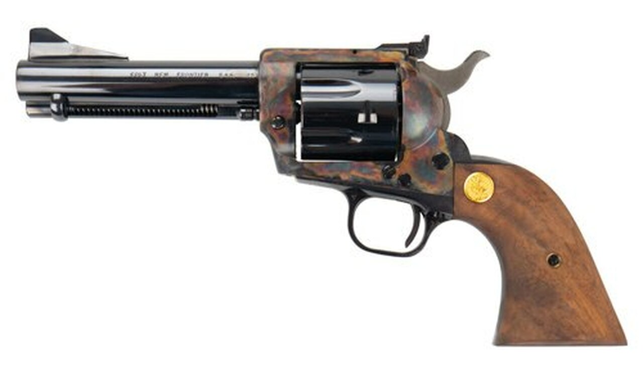 Colt Single Action Army New Frontier SAA 45 Colt, 4.75″ Barrrel, Walnut Grips, 6 Shot