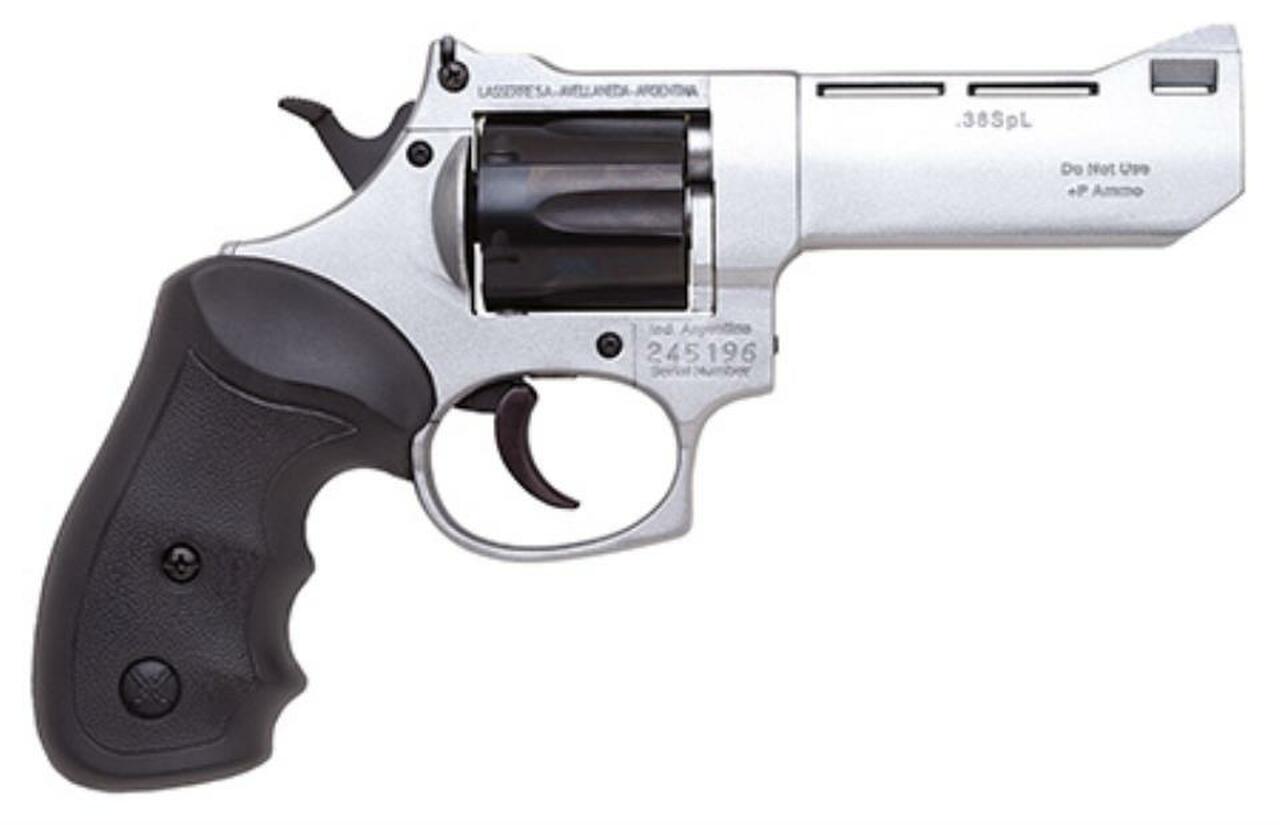 Comanche II-A Double 38 Special 4″, 6rd, Black Synthetic Nickel