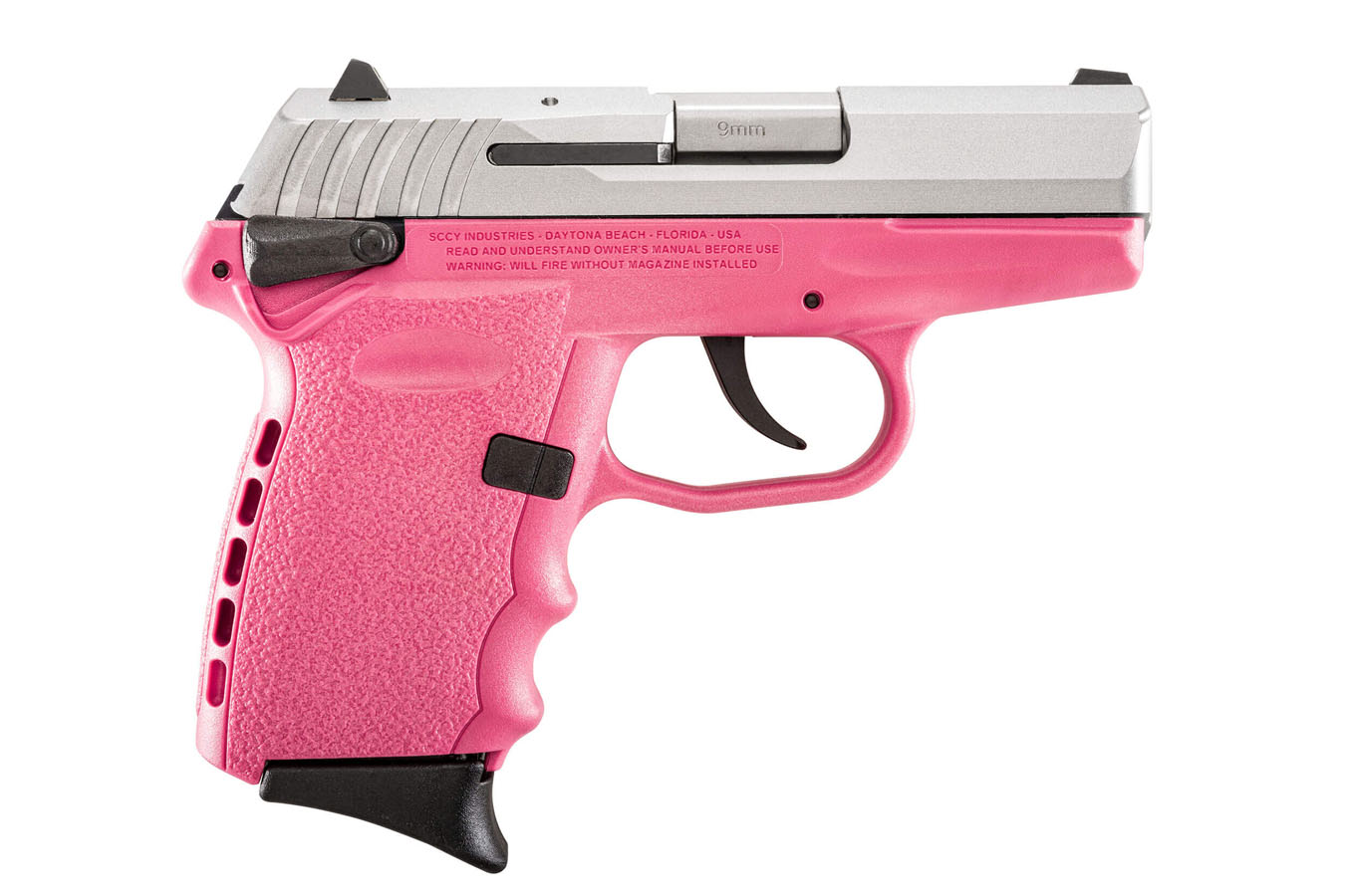 CPX-1 9mm Pistol with Pink Polymer Frame and Stainless Slide