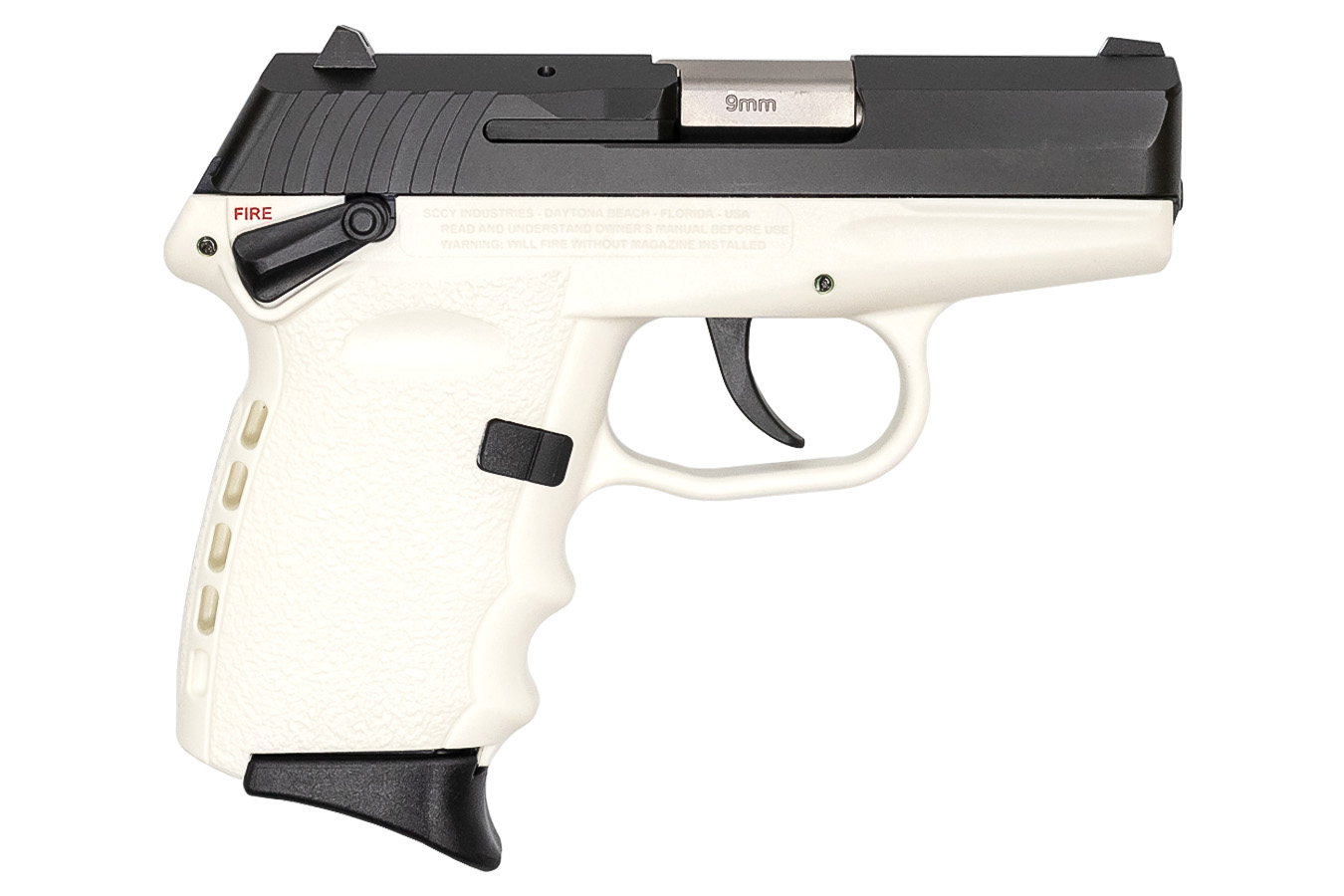 CPX-1 9mm Pistol with White Frame and Black Nitride Finish