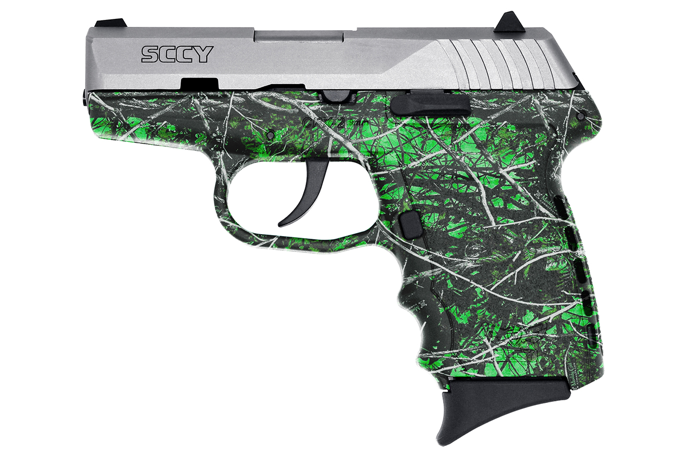 CPX-2 9mm Pistol with Moon Shine Toxic Frame and Satin Stainless Slide