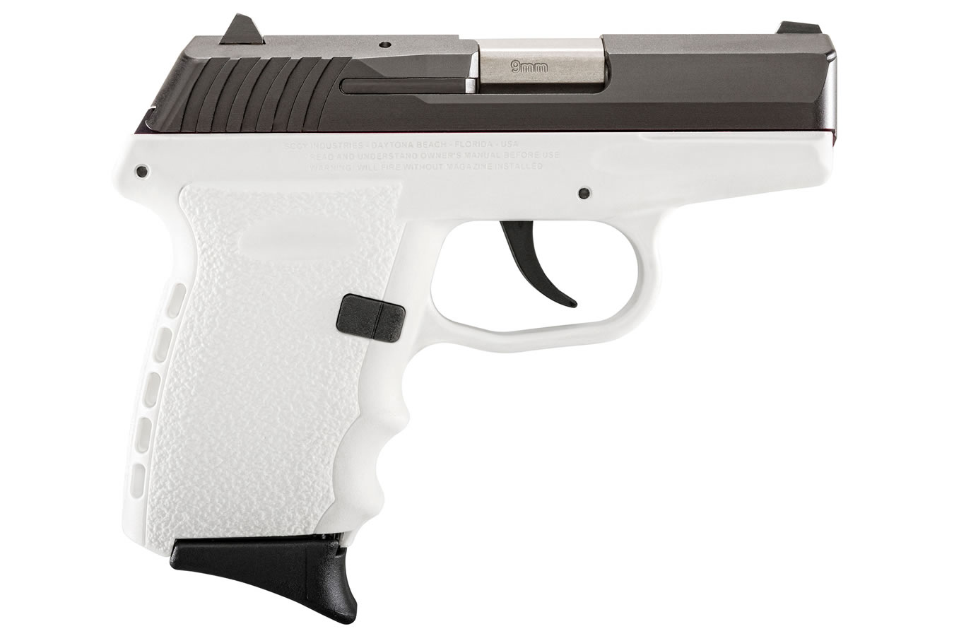CPX-2 9mm White Pistol with Carbon Slide