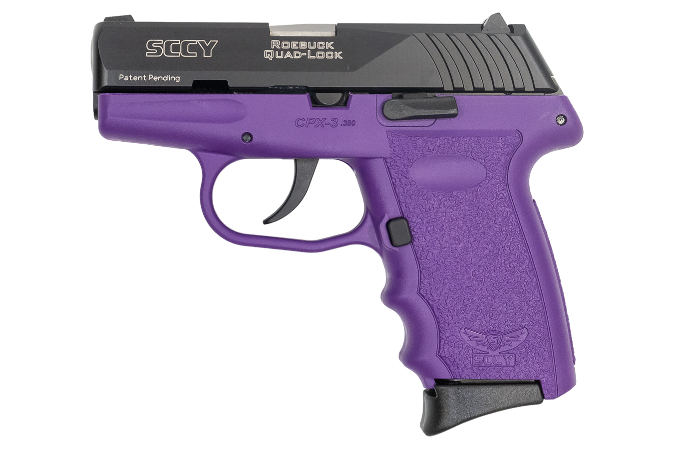 CPX-3 380 ACP Pistol with Purple Frame and Black Slide