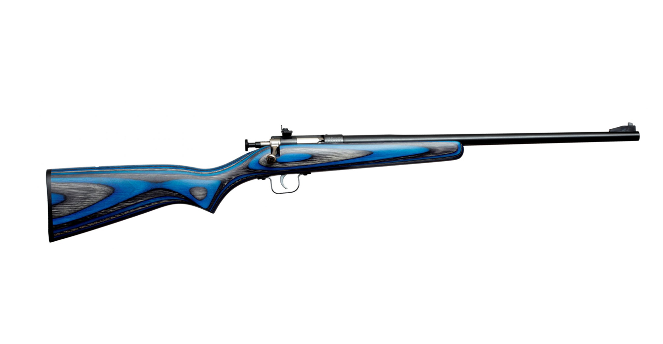 Crickett 22 LR Youth Bolt-Action Rifle with Blue Laminate Stock