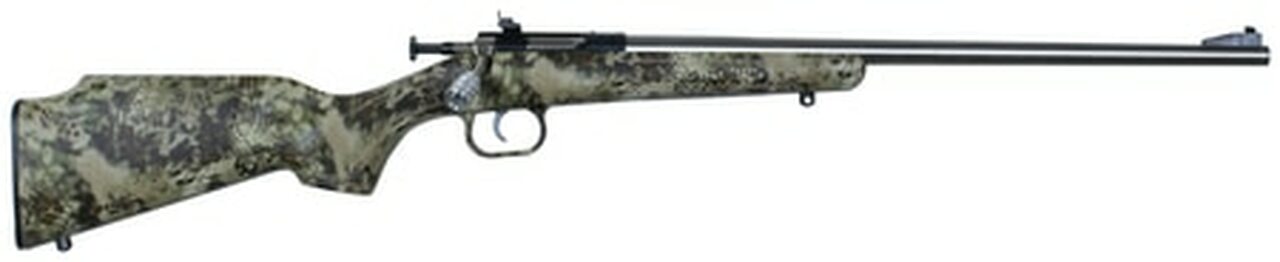 Crickett Kryptek 22LR, 16.125″ Barrel, Kryptek Banshee Synthetic Stock, Blued