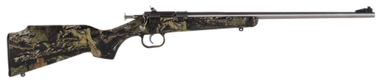 Crickett Single Shot Synthetic 22 WMR, Mossy Oak Break Up, Stainless Barrel, 1rd