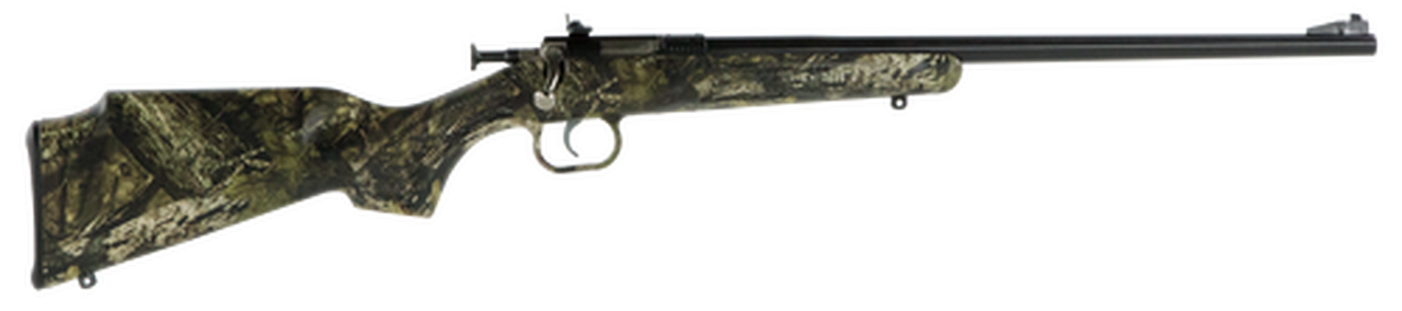 Crickett Single Shot Synthetic 22 WMR, Synthetic Mossy Oak Break-up, Blued, 1rd