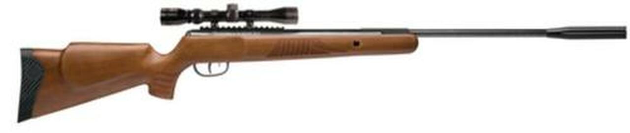 Crosman Air Guns Nitro Venom Air Rifle .22 Caliber Hardwood Beavertail Stock With 3-9x32mm CenterPoint Scope
