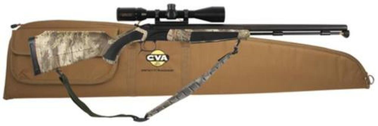 CVA Accura MR .50 Caliber 25″ Fluted SS Barrel KonusPro Scope Mounted