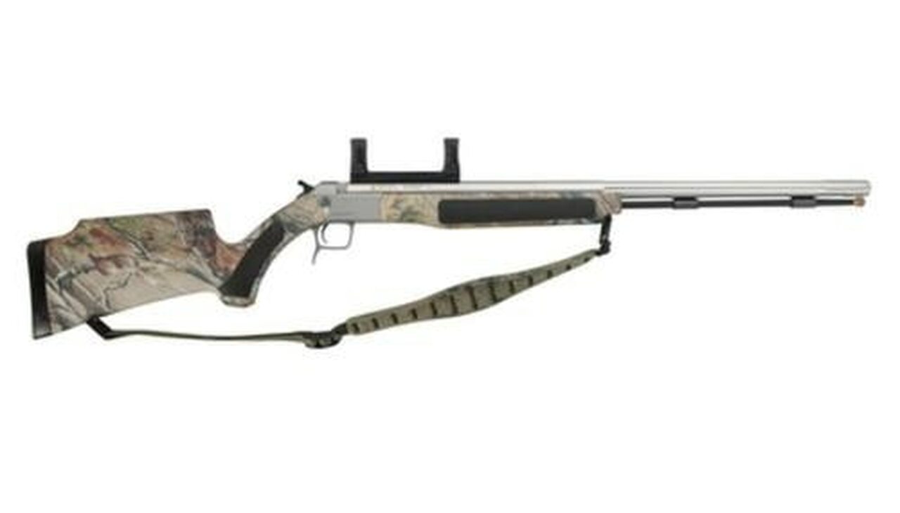 CVA Accura V2 Muzzleloader .50 Caliber 27″ Fluted Stainless Steel Barrel Ambidextrous Composite Stock Realtree APG HD Camouflage Finish Integral DuraSight Dead-On Scope Mount