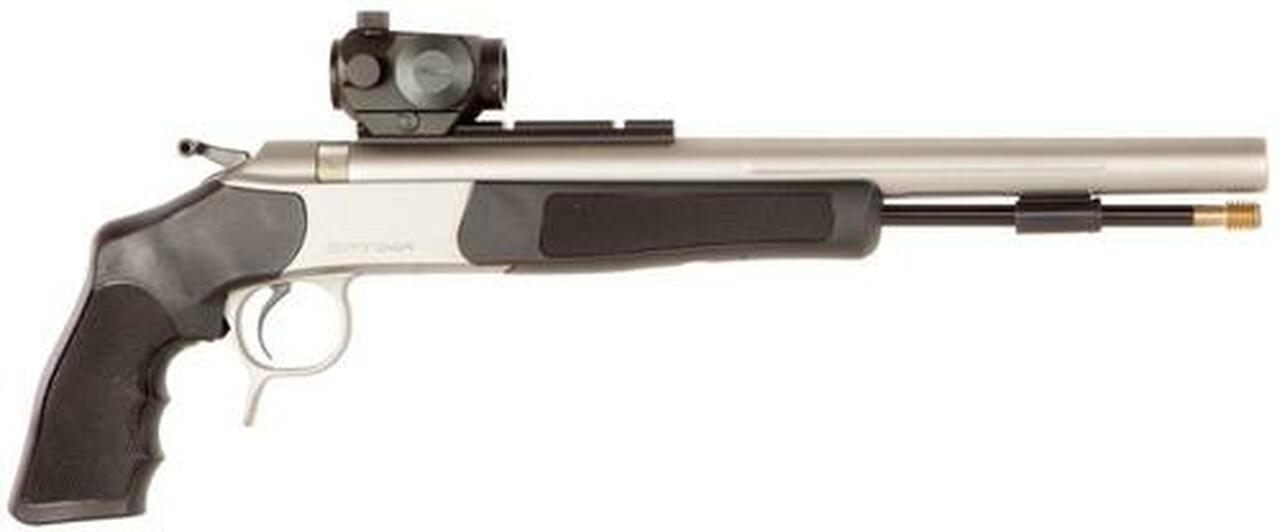 CVA Break Open 50 Black Powder 14″ Red Dot Black Synthetic Stock