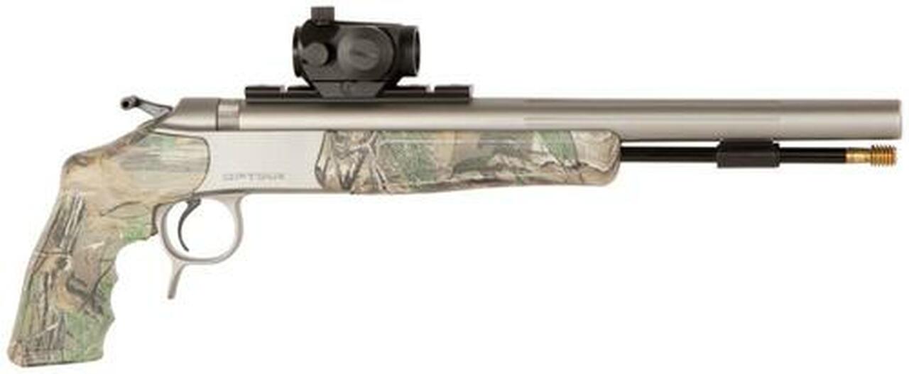CVA Break Open 50 Black Powder 14″ Red Dot Synthetic Realtree Xtra Gre