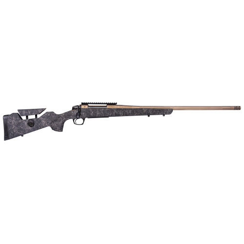 CVA Cascade Long Range Hunter 300 Winchester Magnum, 24″ Threaded Bronze Barrel, Black w/ Smoked Bronze Web, 3rd