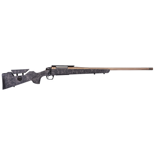 CVA Cascade Long Range Hunter 308 Winchester, 22″ Threaded Bronze Barrel, Black w/ Smoked Bronze Web, 4rd