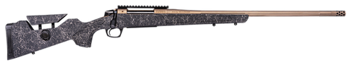 CVA Cascade LRH 7MM PRC, 24″ Threaded Barrel, Bronze Barrel, Black w/ Smoked Bronze Web, 3rd