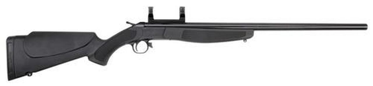 CVA Hunter Break Open 450 Bushmaster 25″ 1 Synthetic Black Stock Blued