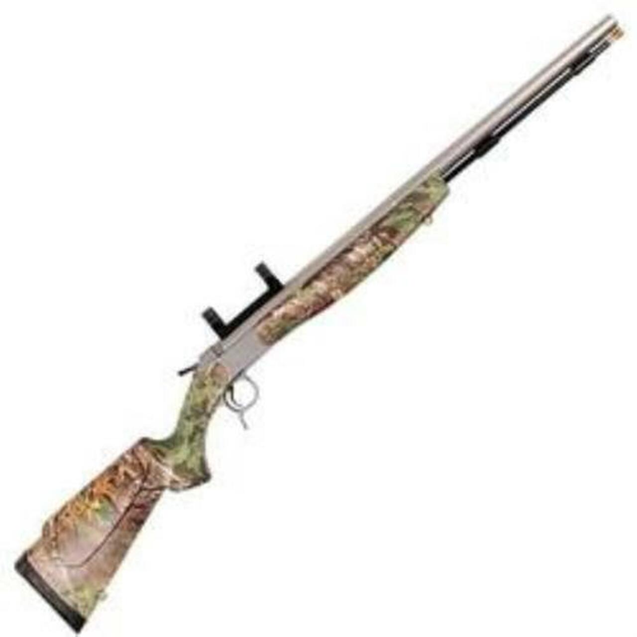 CVA Optima V2 Muzzleloader, .50 Caliber, 26″, Dead On Scope Mount, Realtree Extra Green