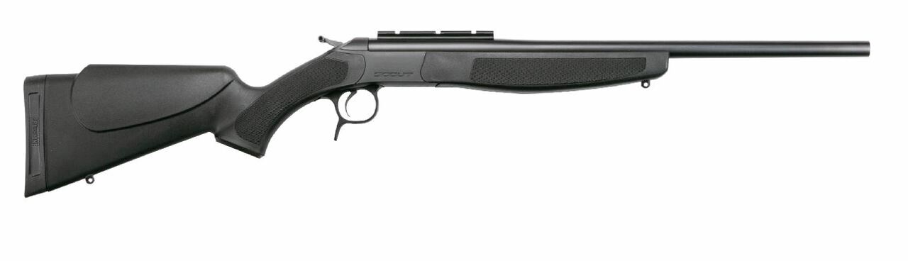 CVA SCOUT 6.5 Creedmoor, 20″ Blued Barrel, Synthetic Black, Single Shot