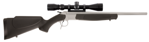 CVA Scout V2 Compact 243 Winchester, 20″ Barrel, Black, Includes KonusPro Scope 1rd
