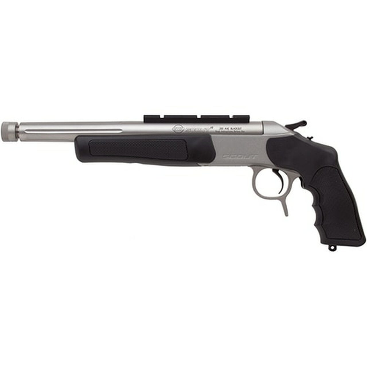 CVA Scout V2 Pistol 6.5 Creedmoor11.5″ SS Threaded Barrel DuraSight Z2 Scope Rail Stainless Steel/Black