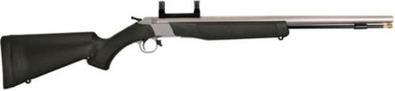 CVA Wolf 209 Magnum .50 Caliber 24″ Stainless Steel Barrel DuraSight Dead-On One-Piece Scope Mount Black Stock