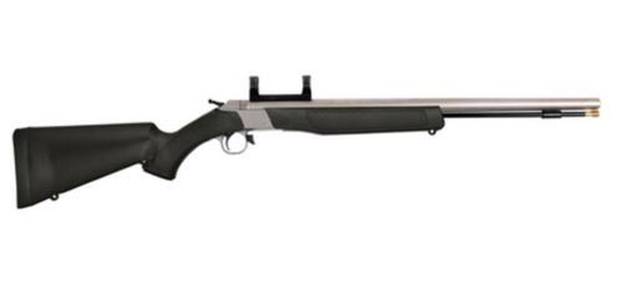 CVA Wolf 209 Magnum .50 Caliber 24″ Stainless Steel Barrel Fiber Optic Sights Black Stock